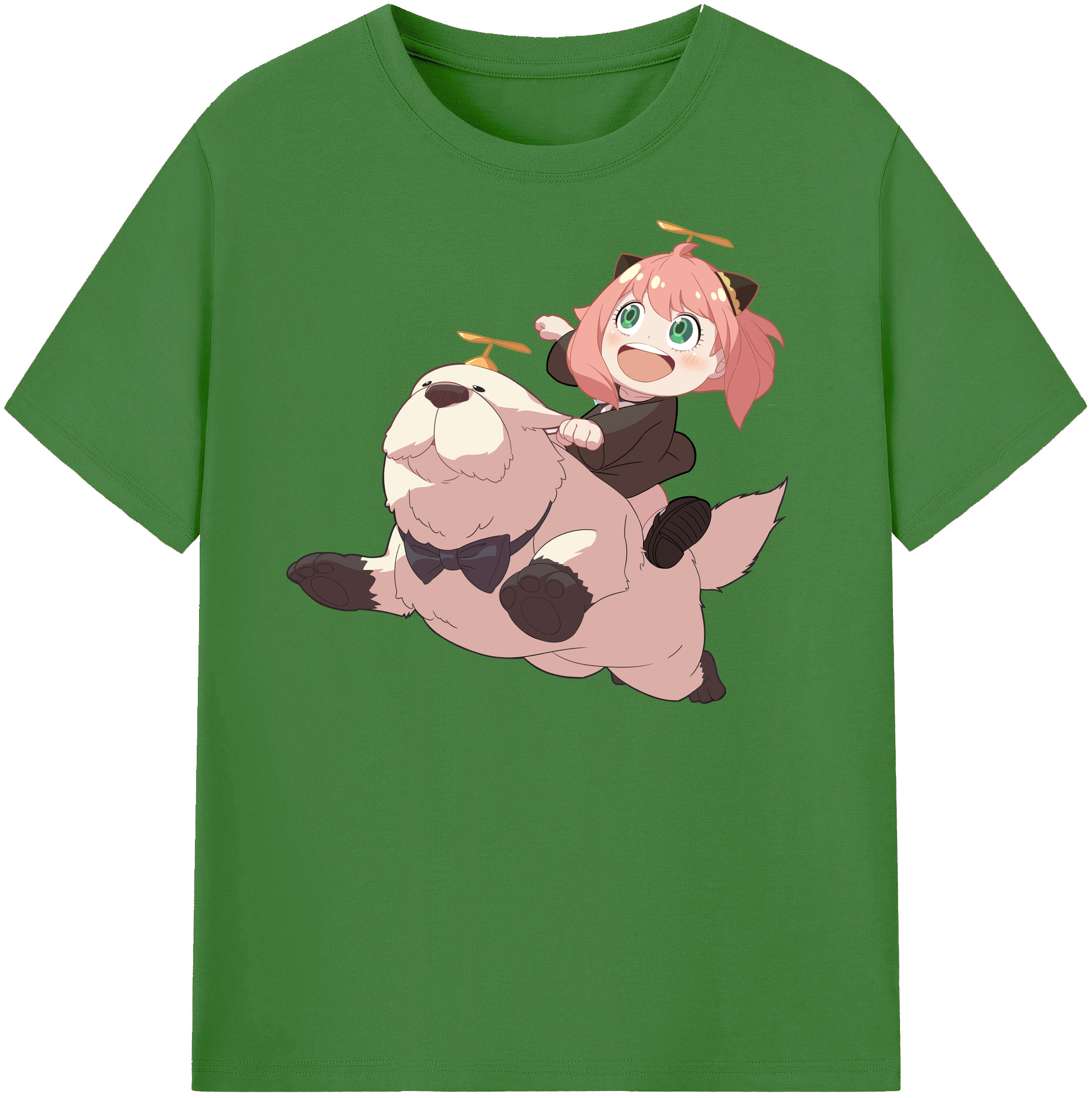 （画像用） SPY×FAMILY间谍家家酒 レディースカジュアルプリントTシャツ（綿100％）